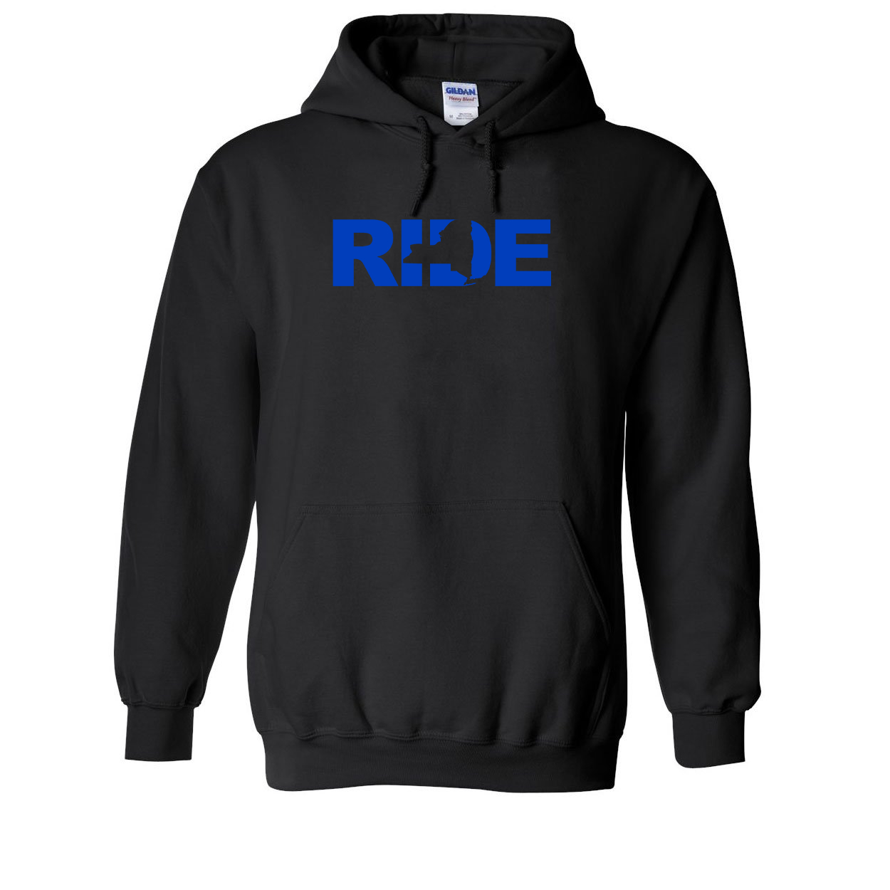 Ride New York Classic Sweatshirt Black (Blue Logo)