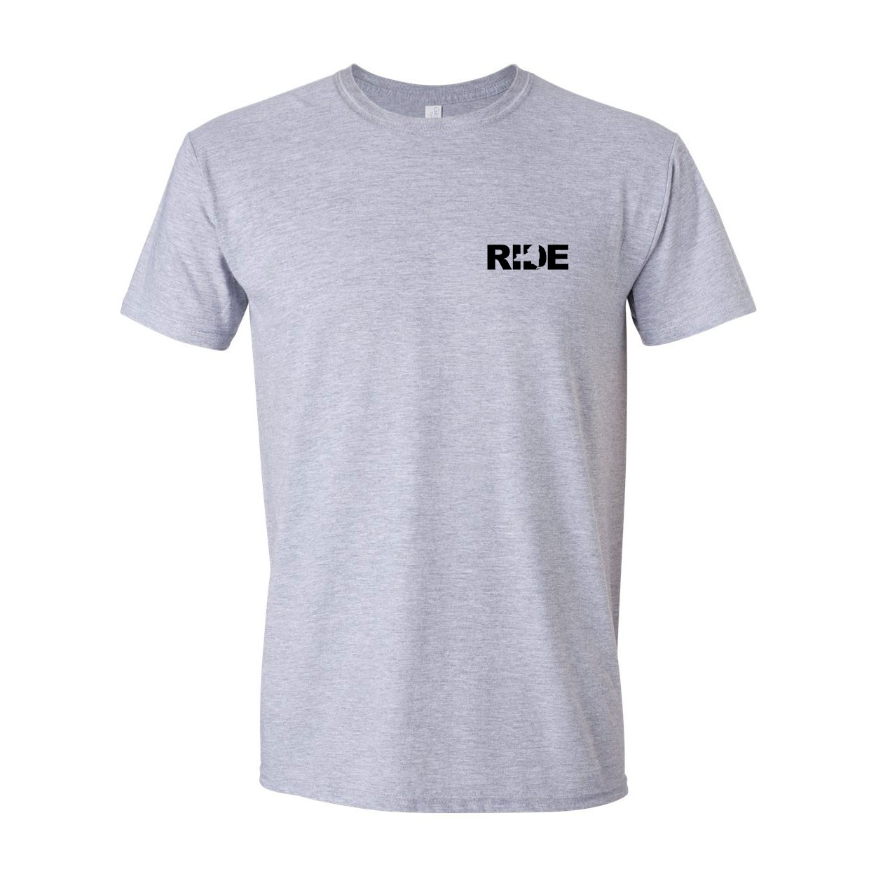 Ride New York Night Out T-Shirt Sport Gray (Black Logo)