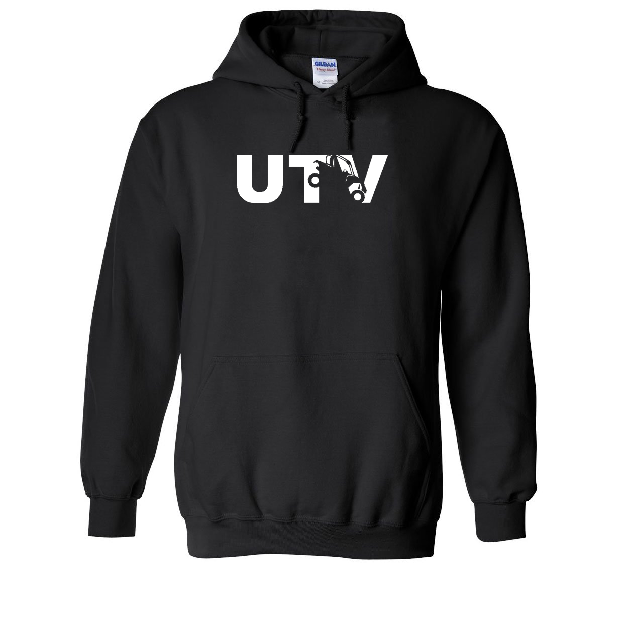 UTV Machine Logo Classic Sweatshirt Black (White Logo)