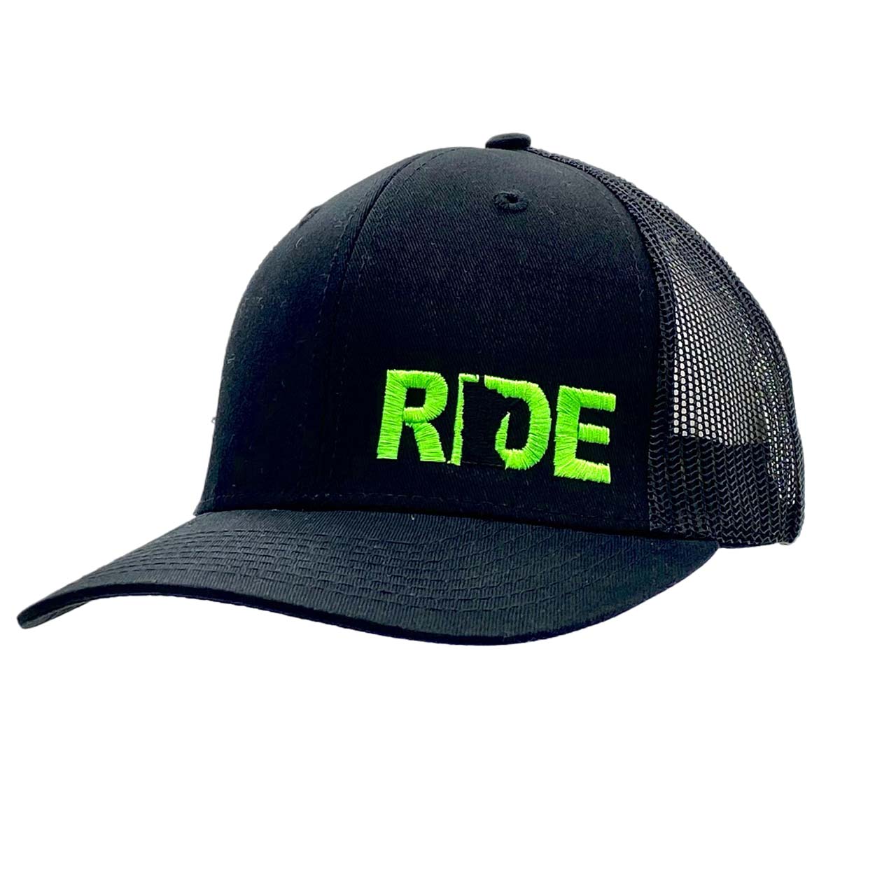 Ride Minnesota Night Out Embroidered Snapback Trucker Hat Black/Neon