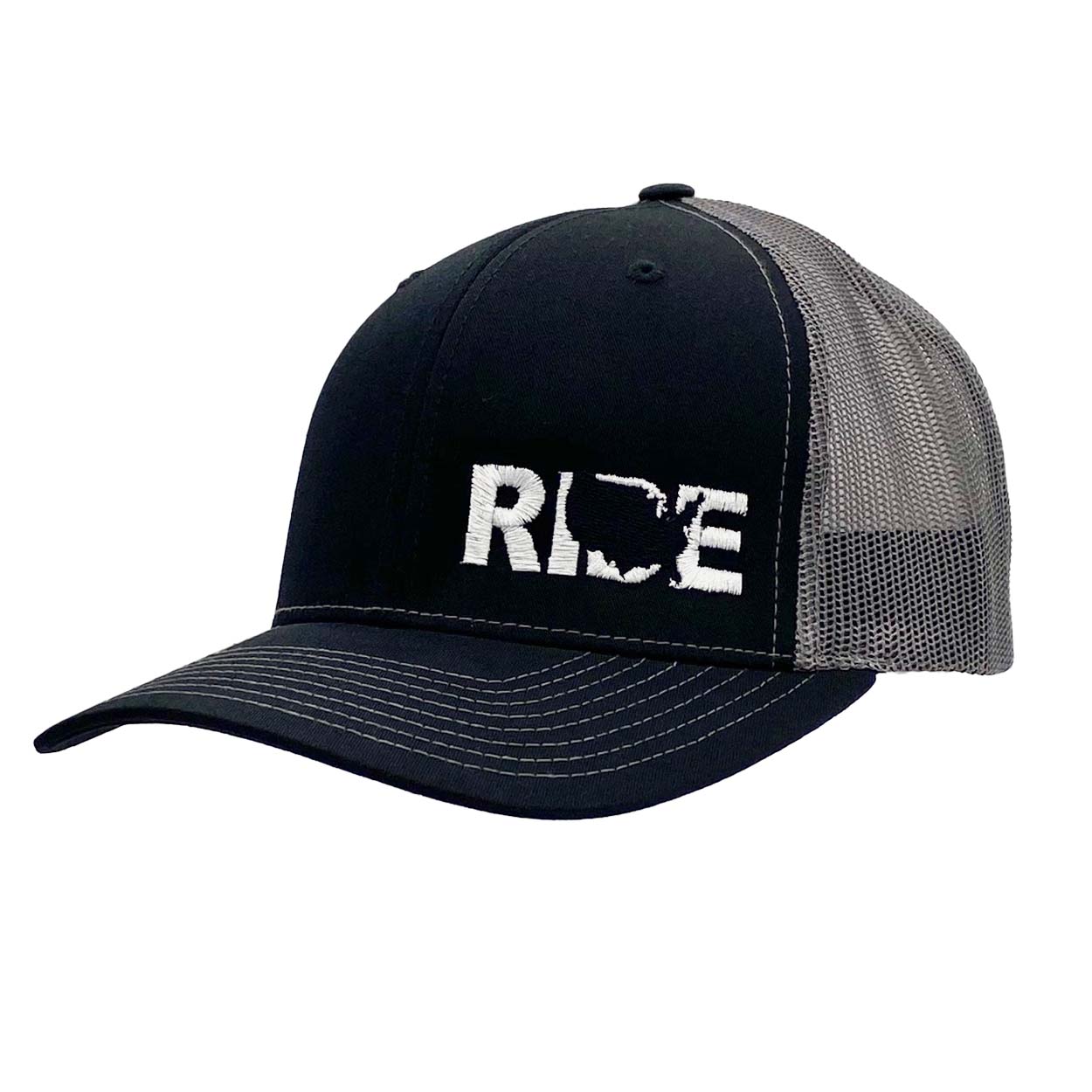 Ride United States Night Out Pro Embroidered Snapback Trucker Hat Black/Gray