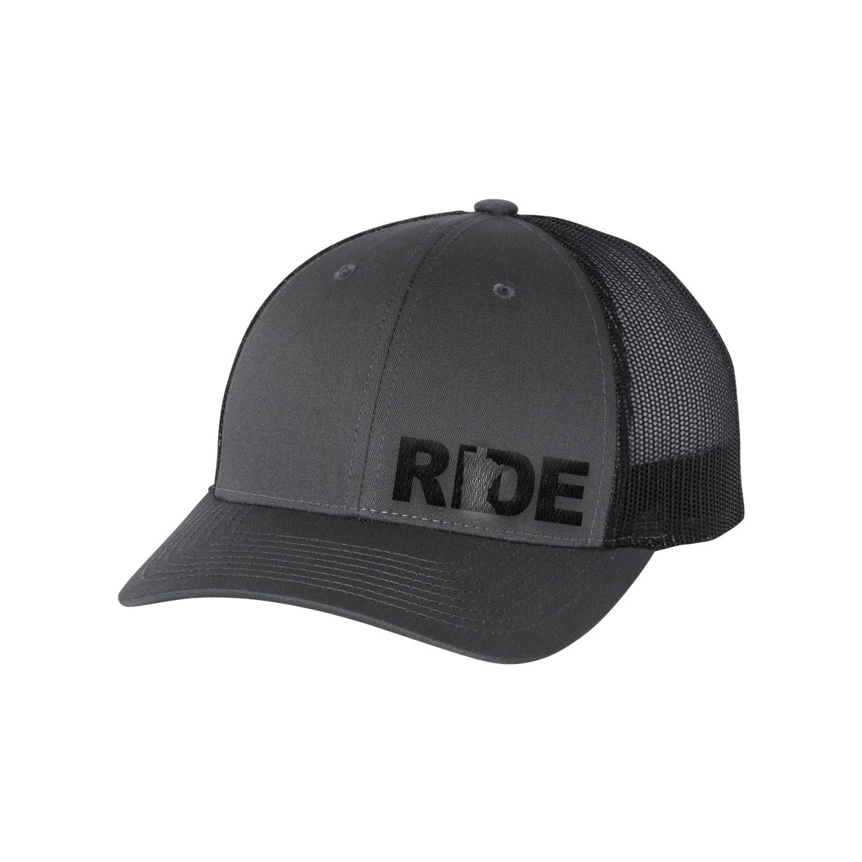 Ride Minnesota Night Out Pro Embroidered Snapback Trucker Hat Gray/Black