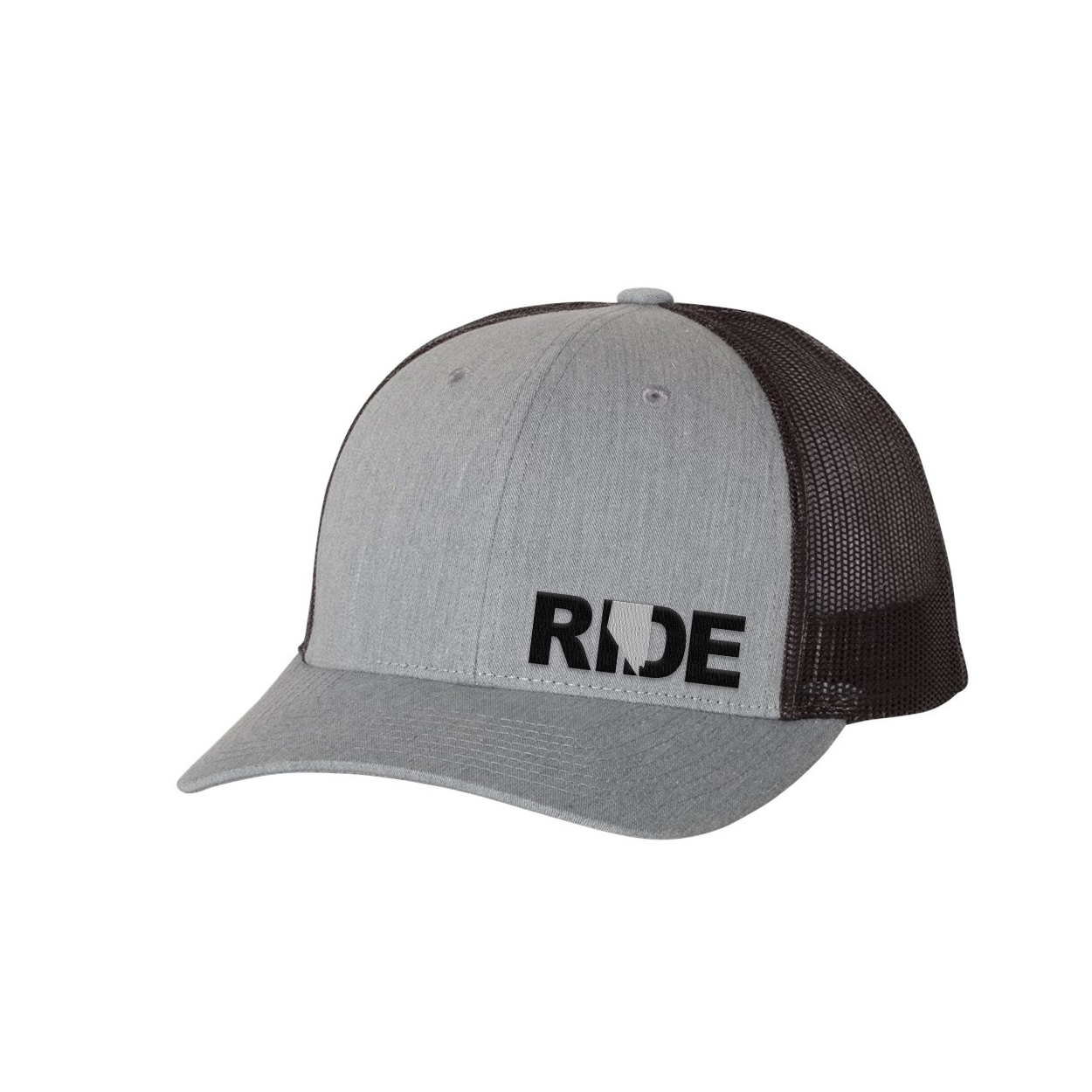 Ride Nevada Night Out Embroidered Snapback Trucker Hat Heather Gray/Black