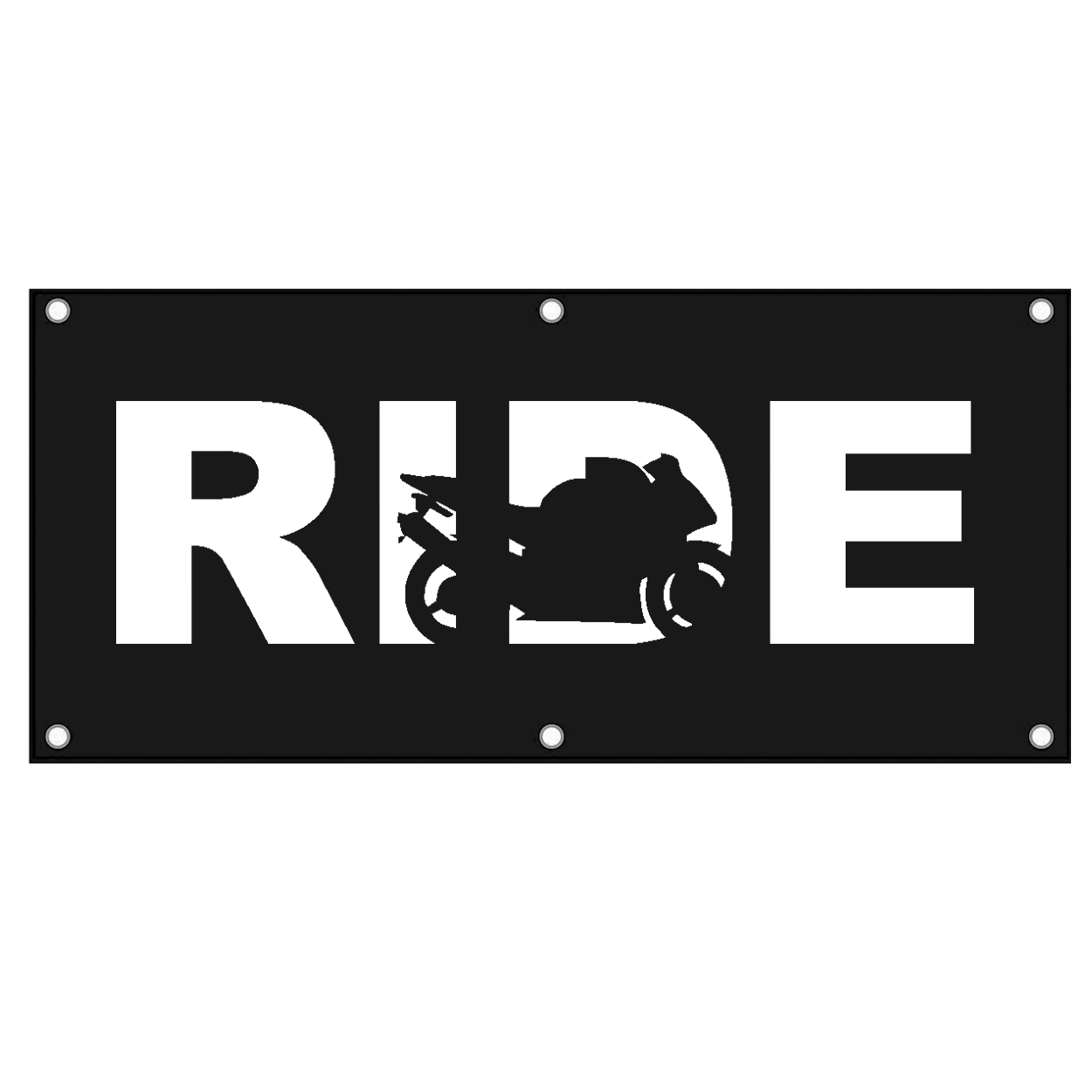 Ride Sport Bike Logo Classic Banner (White Logo)