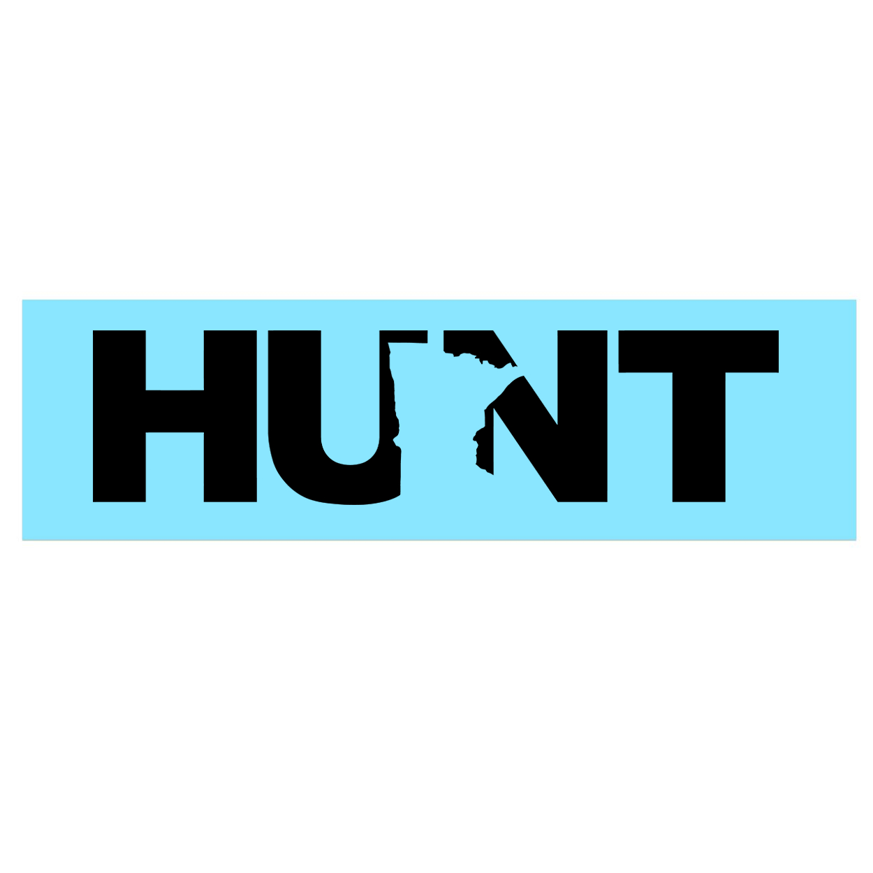Hunt Minnesota Classic Decal (Black Logo)
