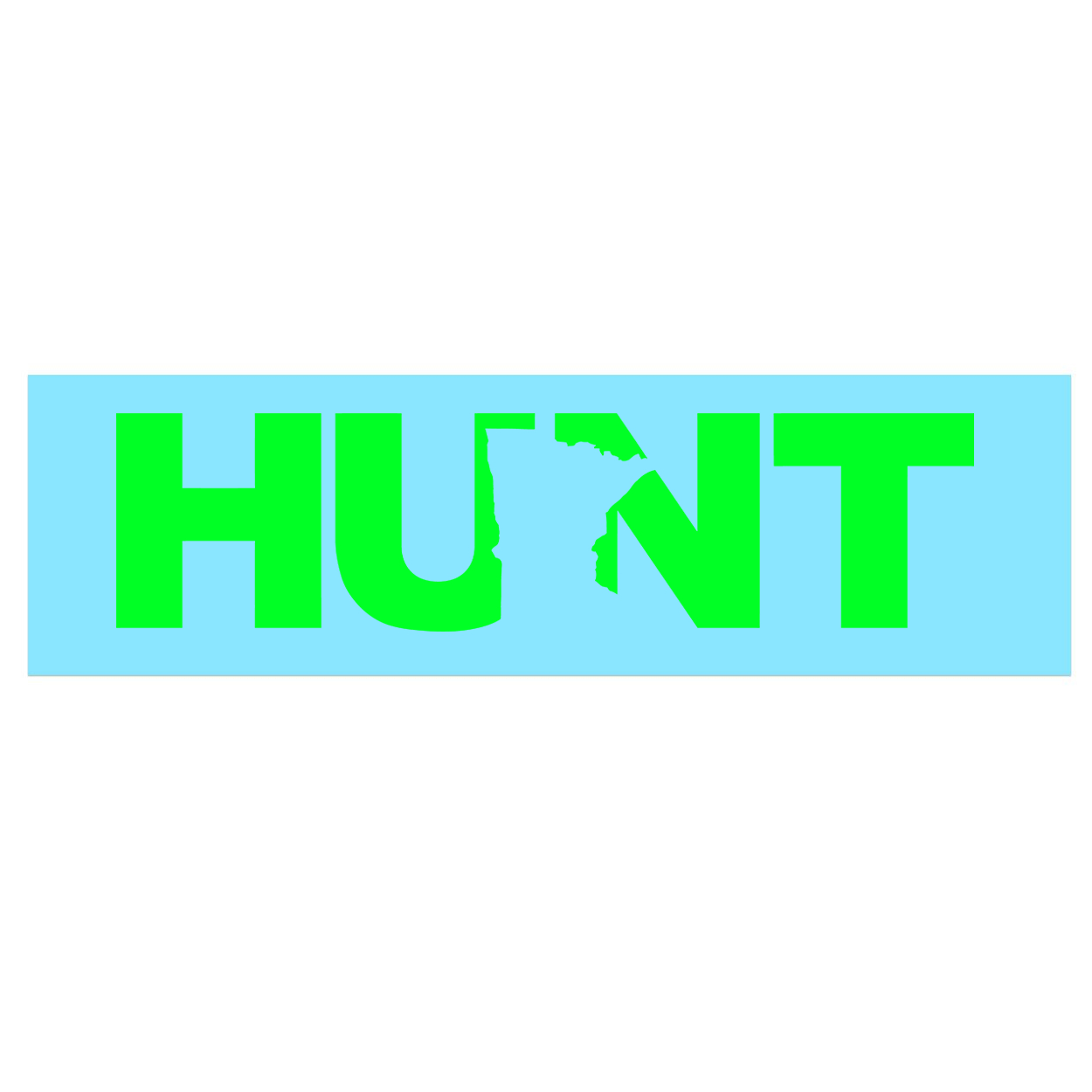 Hunt Minnesota Classic Decal (Green Logo)