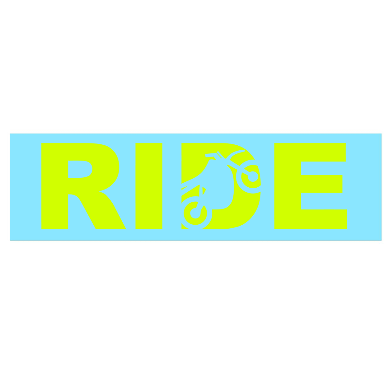 Ride Moto Logo Classic Decal (Hi-Vis Logo)