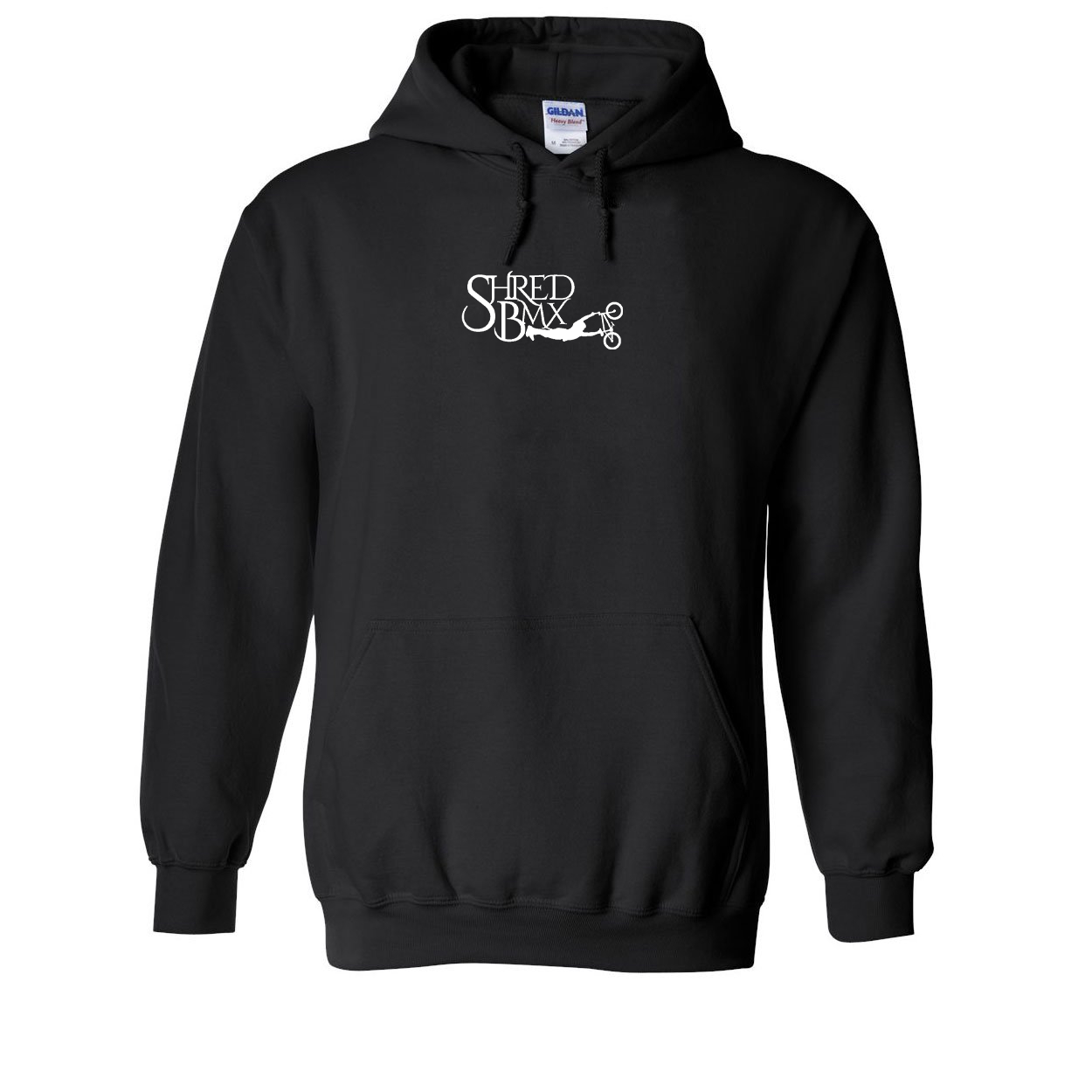 Shred BMX Classic Sweatshirt Black (White Logo)