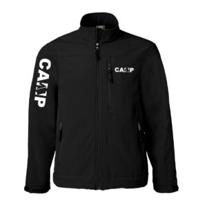 Camp Tent Logo Classic Soft Shell Weatherproof Jacket