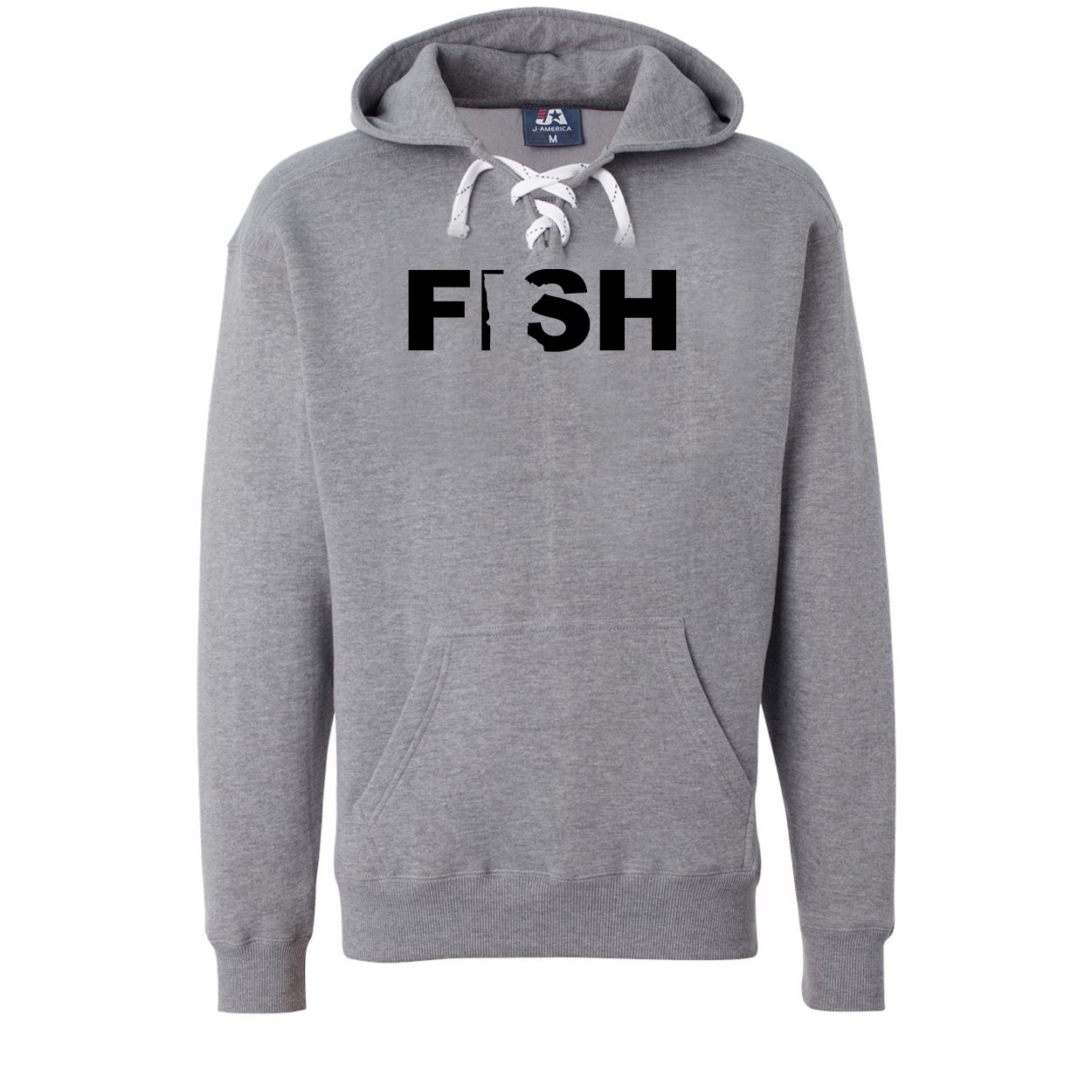 Fish Minnesota Classic Unisex Premium Hockey Sweatshirt Oxford (Black Logo)