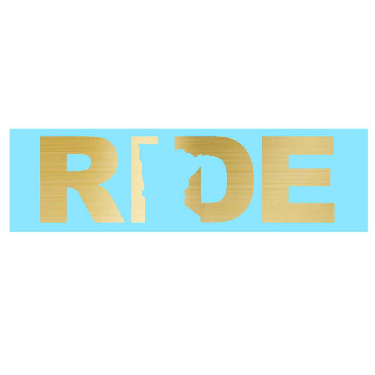 Ride Minnesota Classic Decal (Gold Logo)