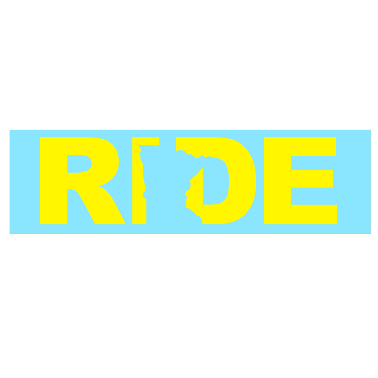 Ride Minnesota Classic Decal (Yellow Logo)
