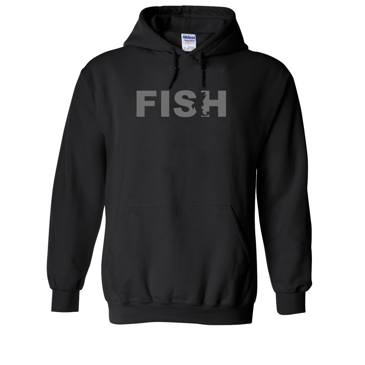 Fish Catch Logo Classic Sweatshirt Black (Gray Logo)