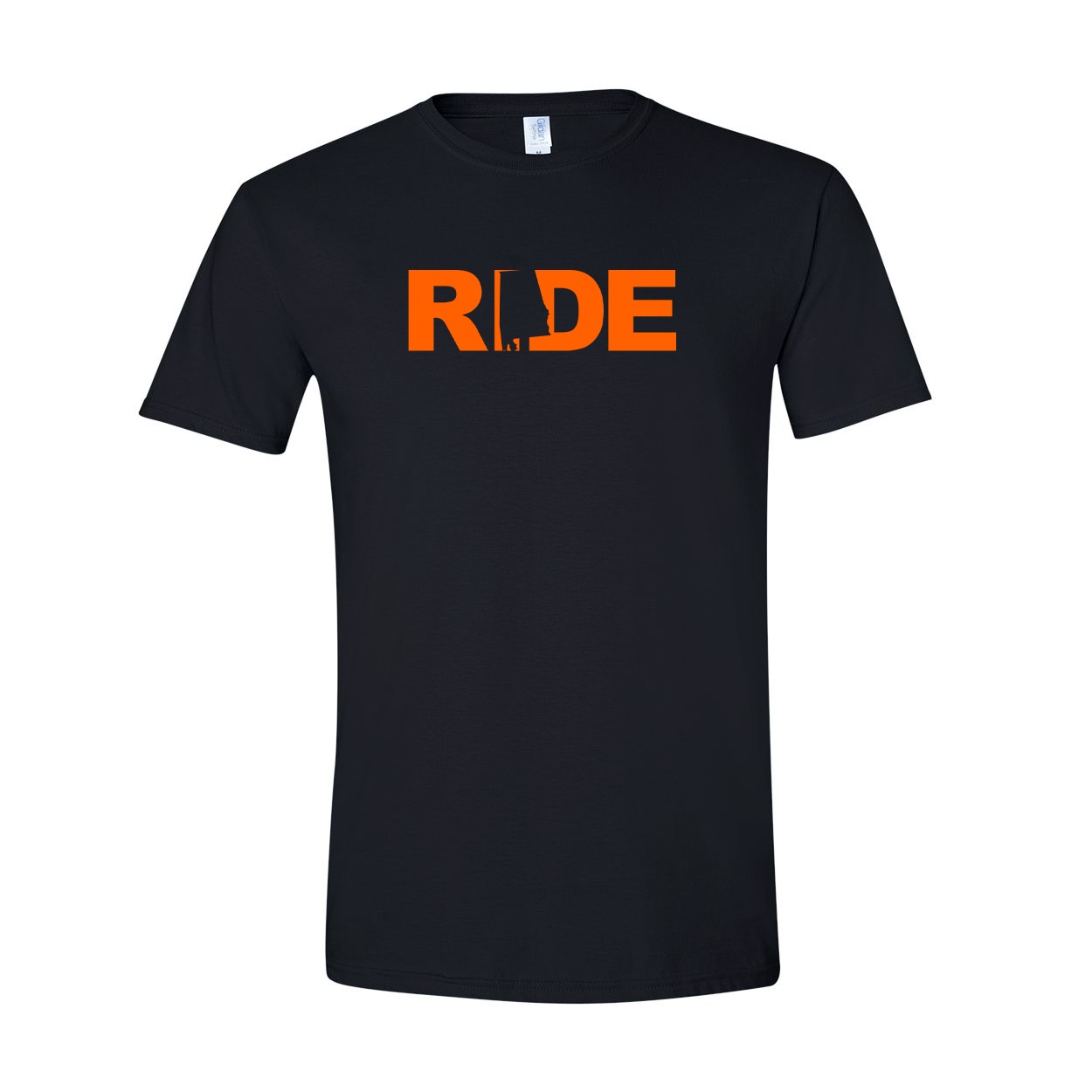 Ride Alabama Classic T-Shirt Black (Orange Logo)