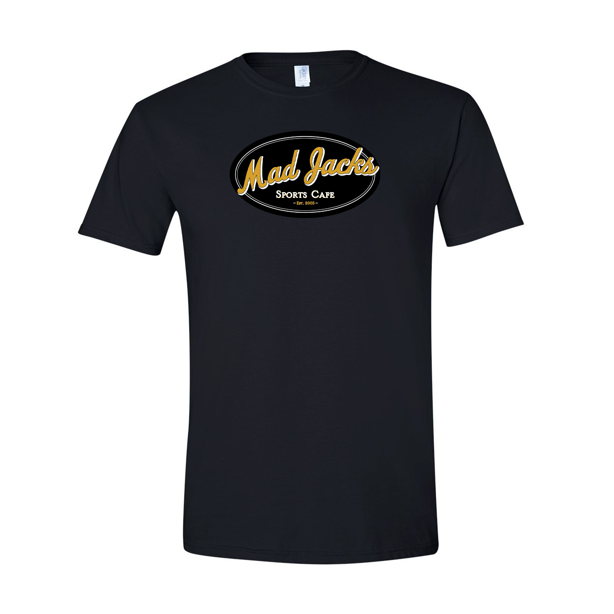 Mad Jacks Classic T-Shirt Black (White Logo)