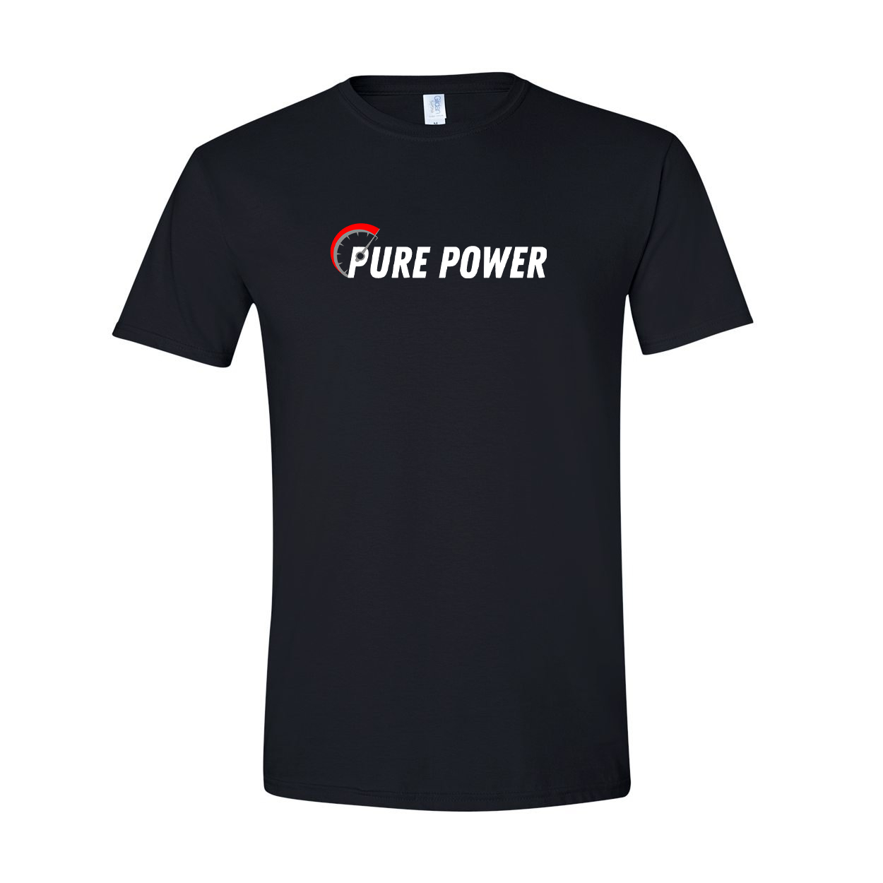 Pure Power Classic T-Shirt Black (White Logo)