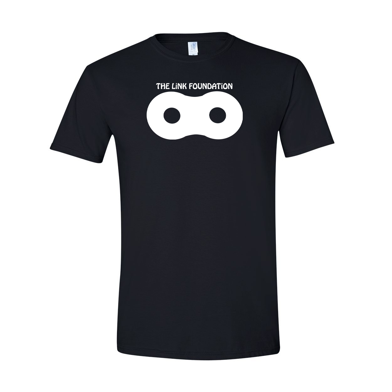 The Link Foundation Classic T-Shirt Black (White Logo)