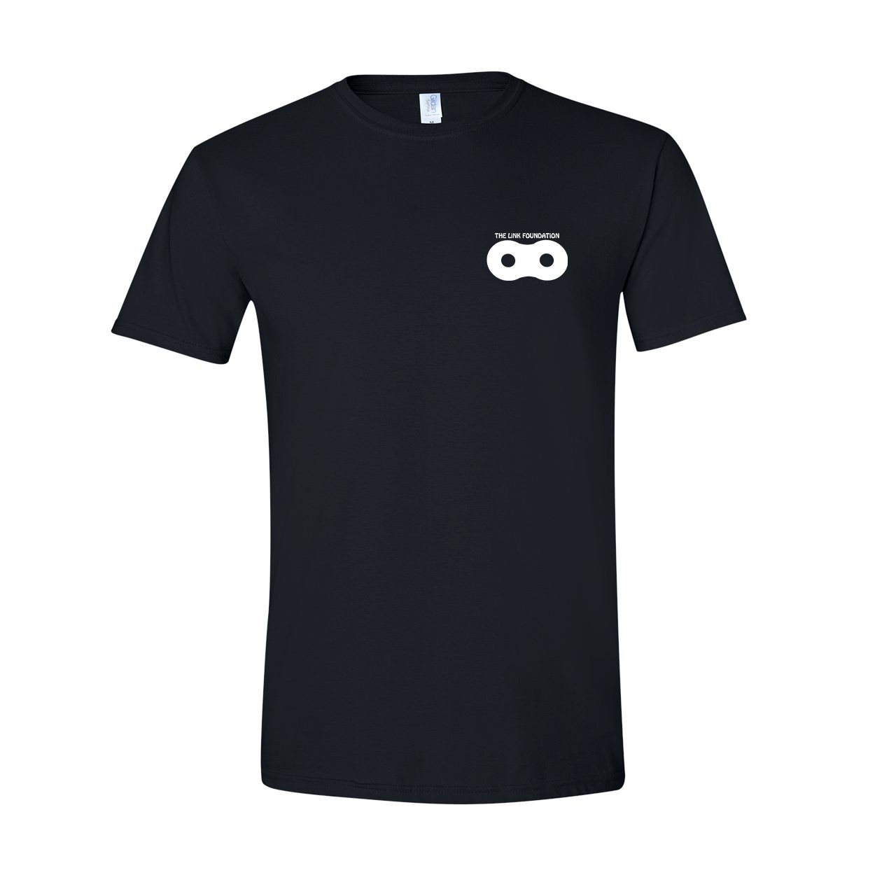 The Link Foundation Night Out T-Shirt Black (White Logo)