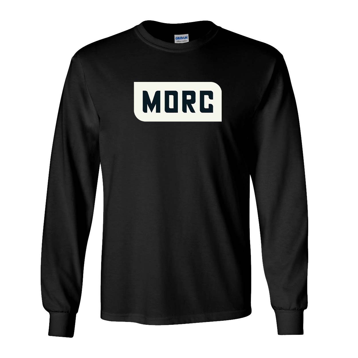 MORC Classic Long Sleeve T-Shirt Black (White Logo)