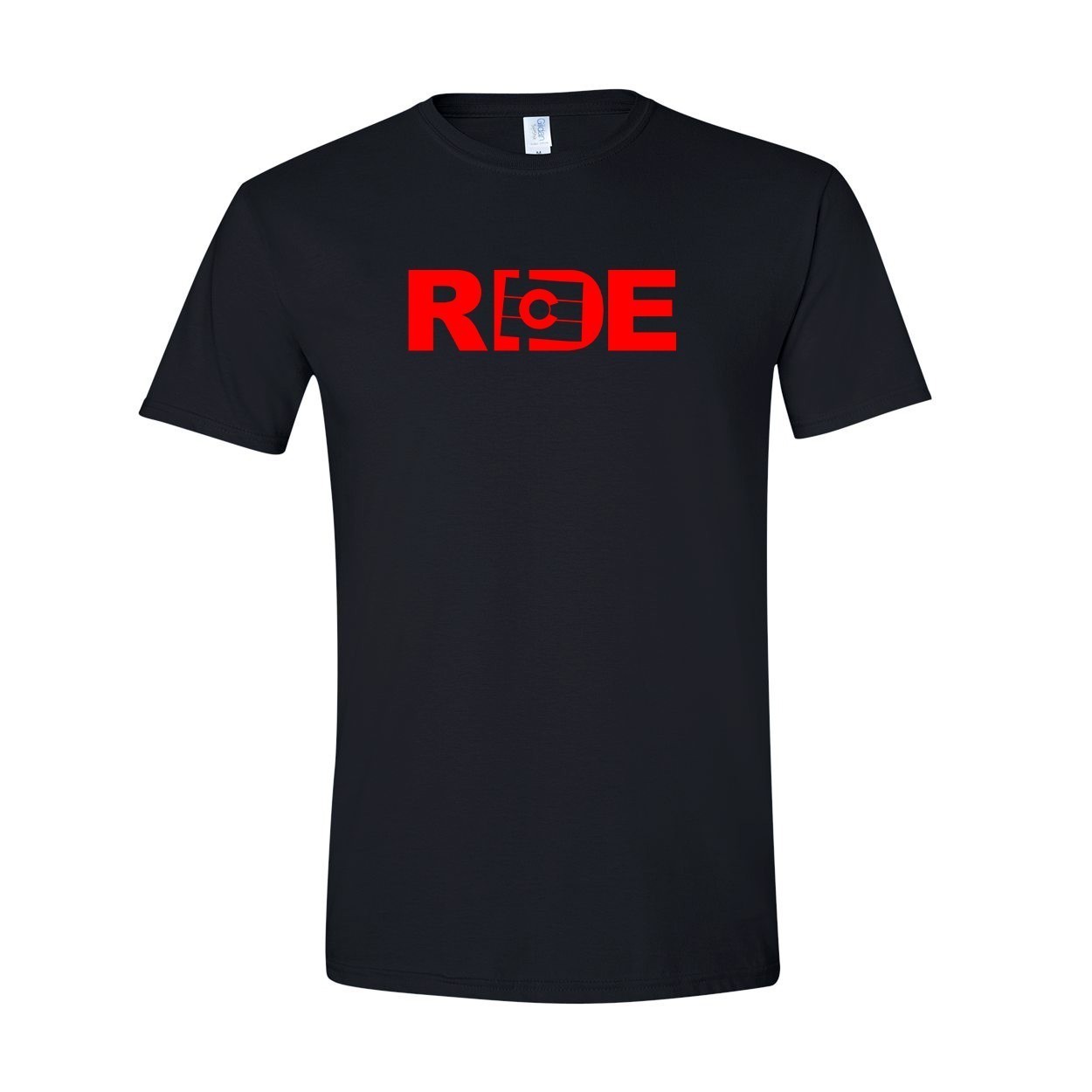 Ride Colorado Classic T-Shirt Black (Red Logo)