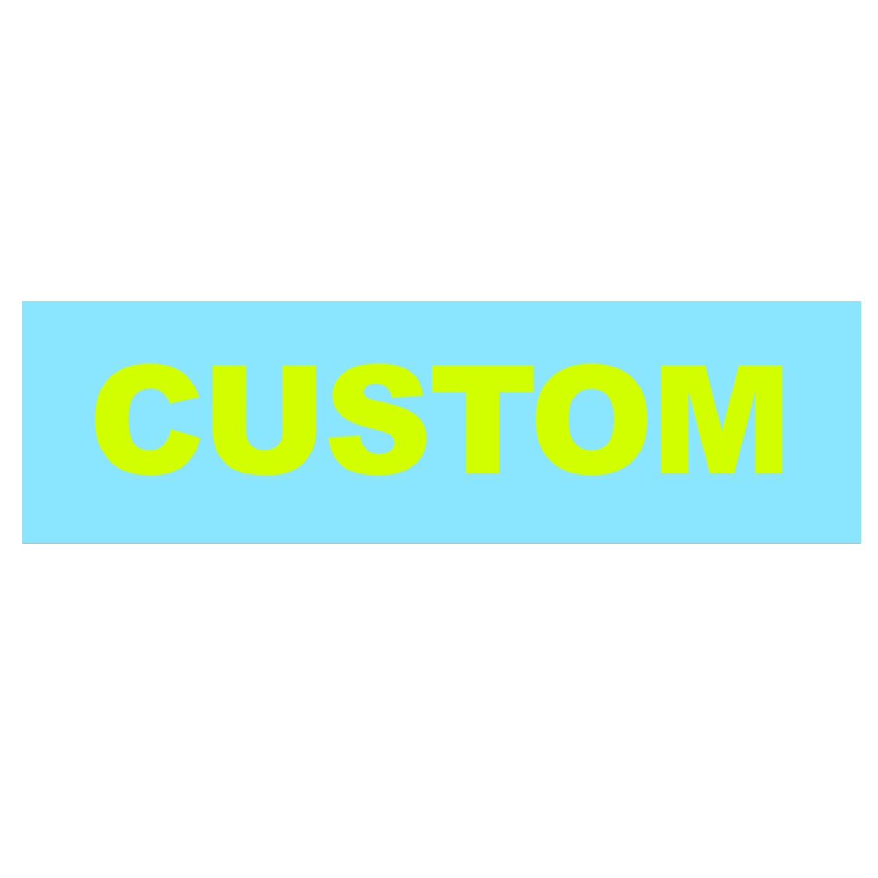 Custom Life Brand Logo Classic Decal (Hi-Vis Logo)