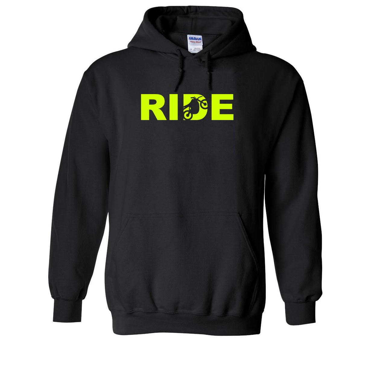 Ride Moto Logo Classic Sweatshirt Black (Hi-Vis Logo)