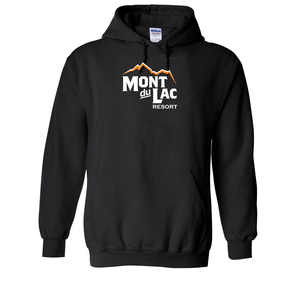Mont Du Lac Classic Sweatshirt Black (White Logo)