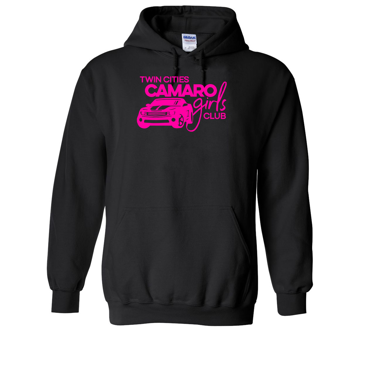 Twin Cities Camaro Girls Club Classic Sweatshirt Black (Pink Logo)