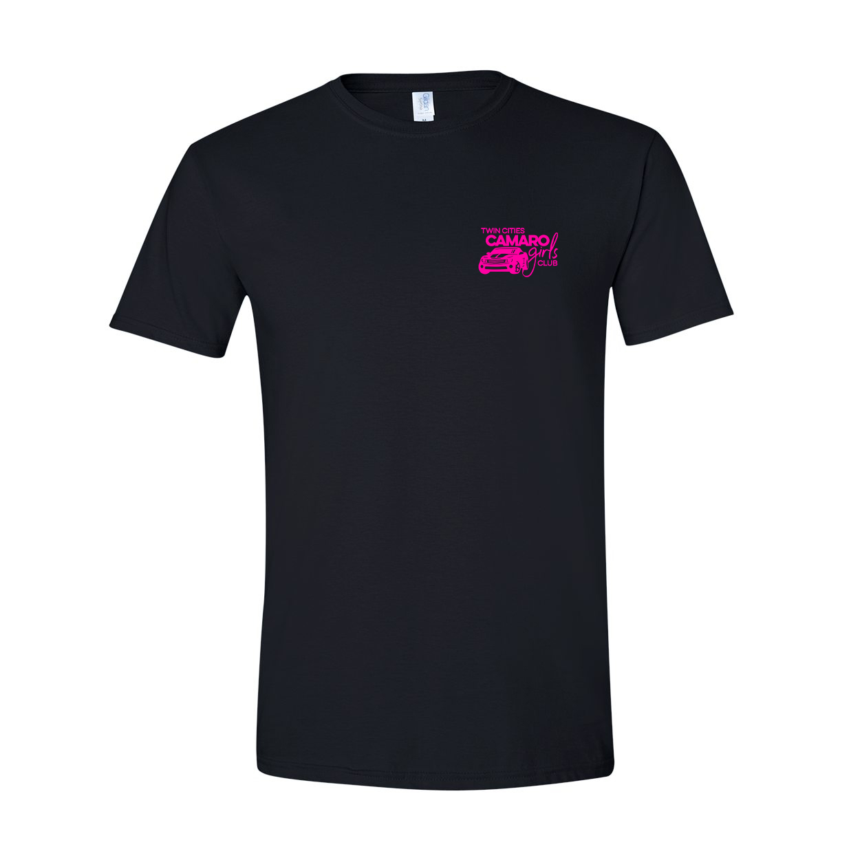 Twin Cities Camaro Girls Club Night Out T-Shirt Black (Pink Logo)