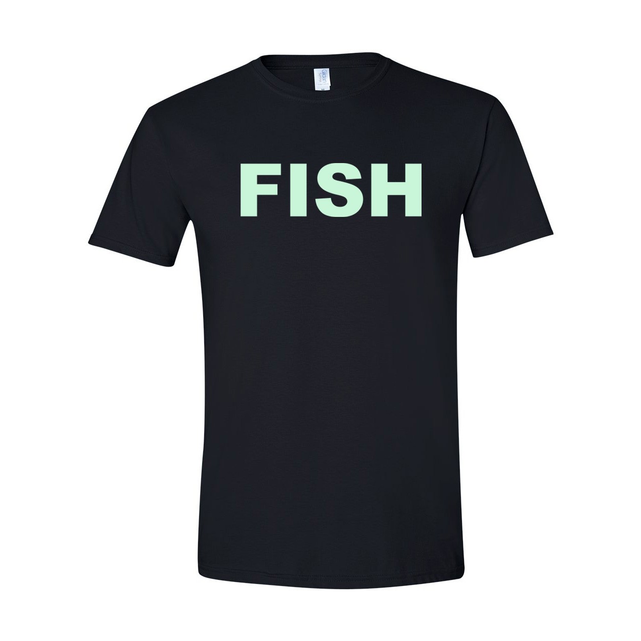 Fish Brand Logo Classic T-Shirt Black (Mint Logo)