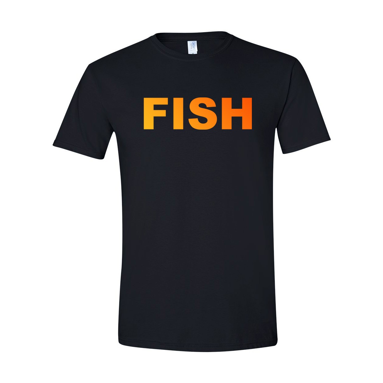 Fish Brand Logo Classic T-Shirt Black (Rad Logo)
