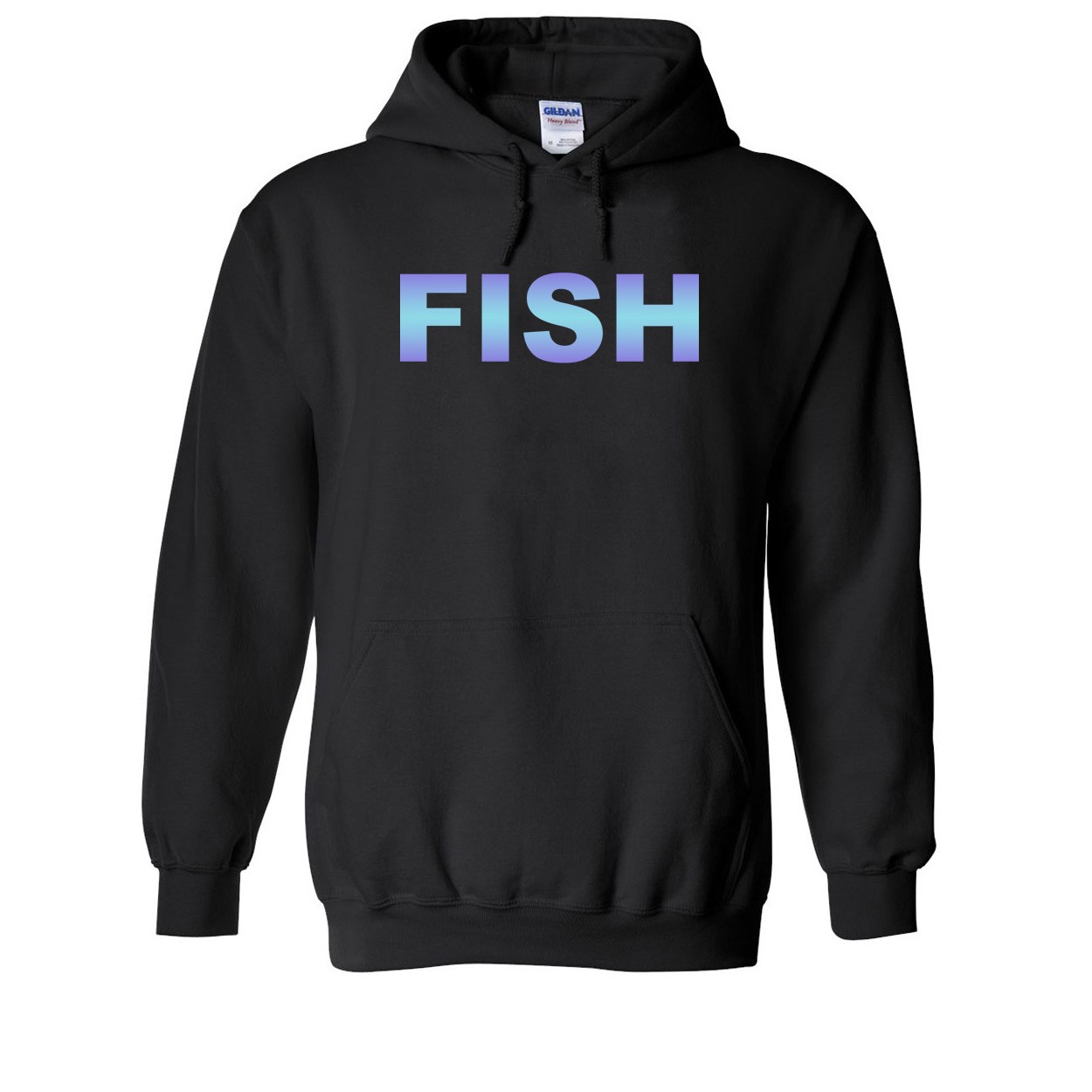 Fish Brand Logo Classic Sweatshirt Black (Holographic Logo)
