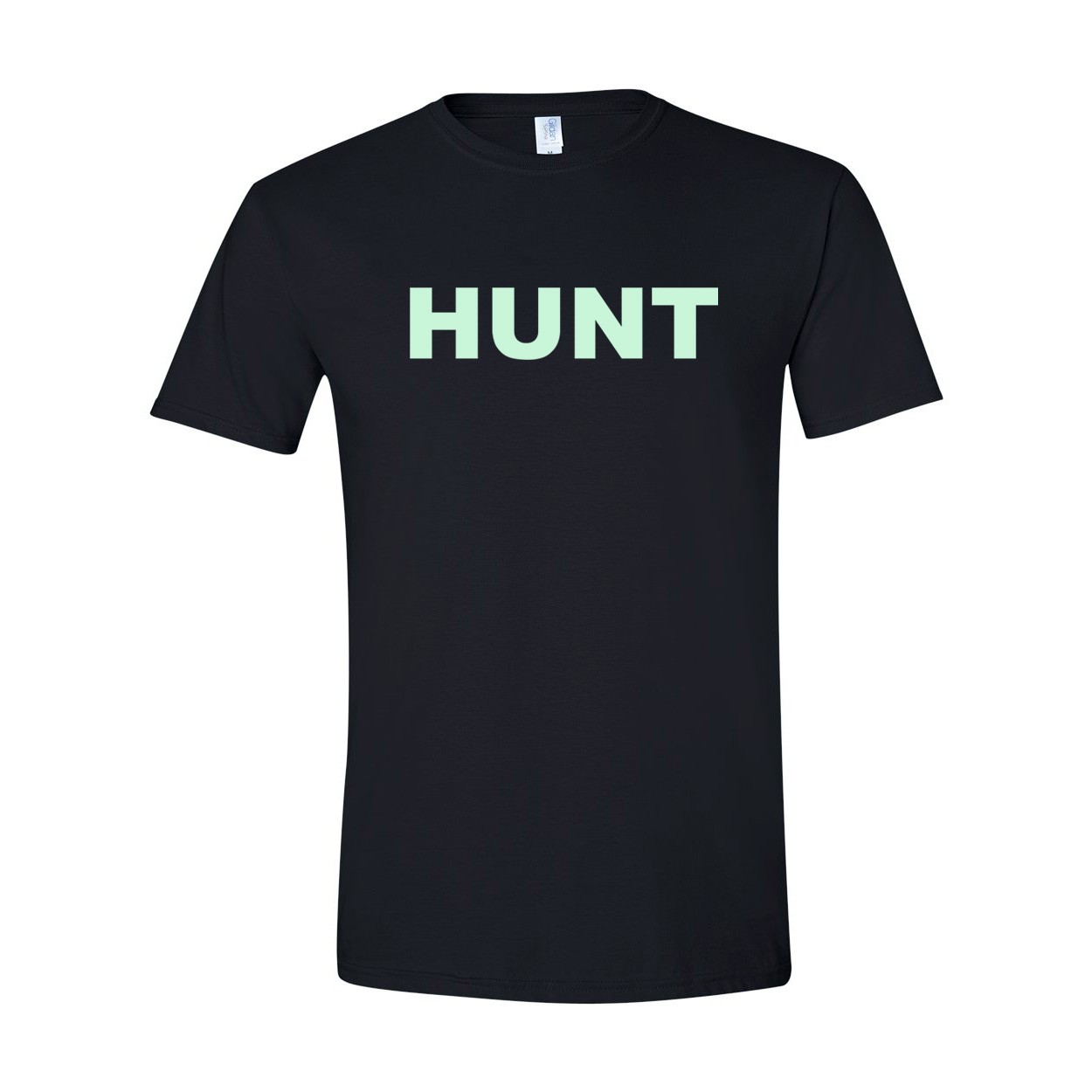 Hunt Brand Logo Classic T-Shirt Black (Mint Logo)