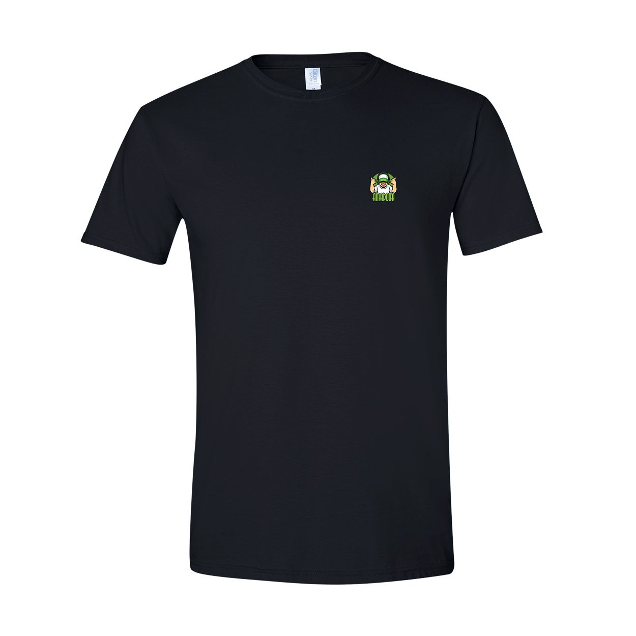 Amadooa Night Out T-Shirt Black (White Logo)