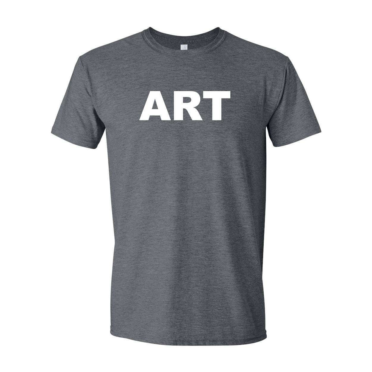 Art Brand Logo Classic T-Shirt Dark Heather Gray (White Logo)