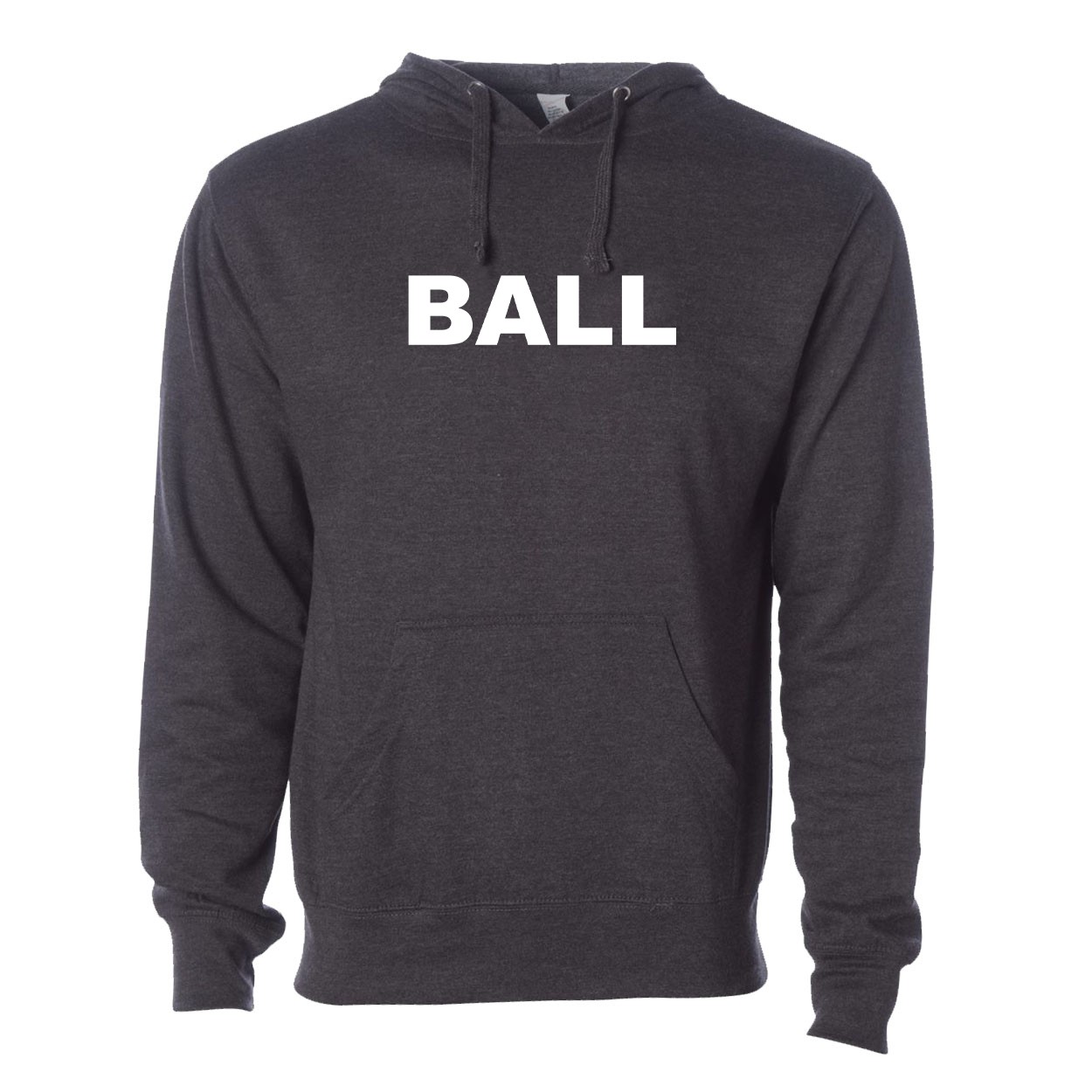 Ball Brand Logo Classic Sweatshirt Dark Heather Gray (Black Logo)