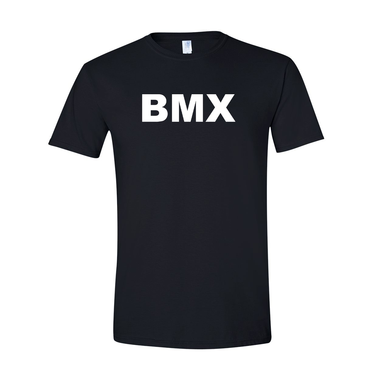 BMX Brand Logo Classic T-Shirt Black (White Logo)