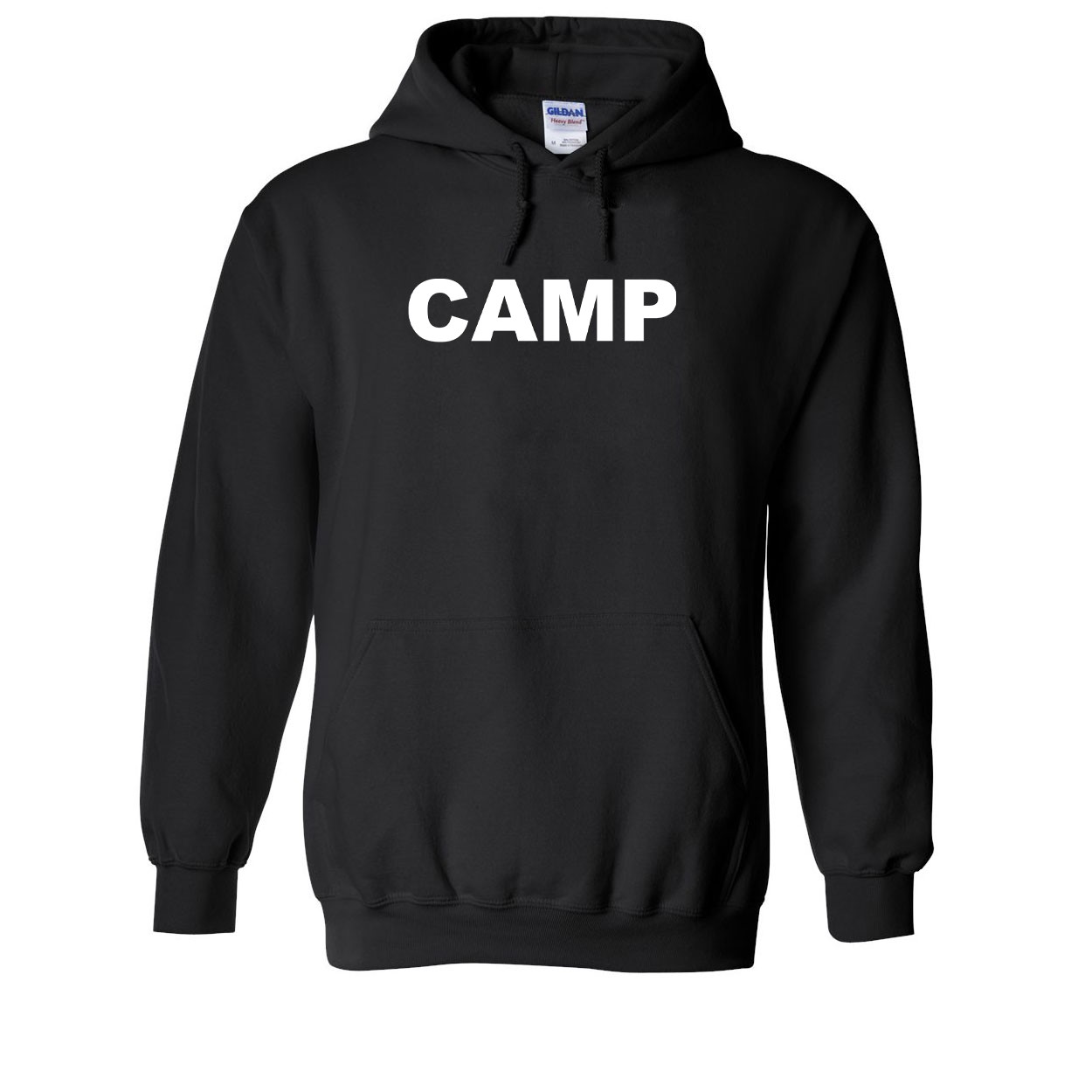 Camp Brand Logo Classic Sweatshirt Black (White Logo)