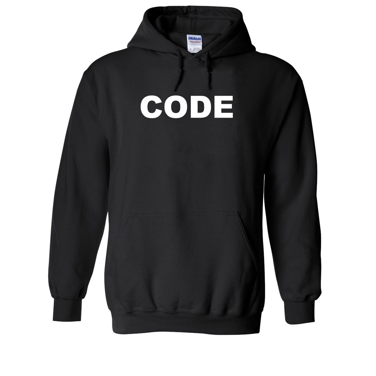 Code Brand Logo Classic Sweatshirt Black (White Logo)