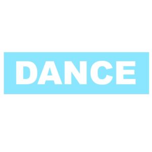 Dance Brand Logo Classic Decal