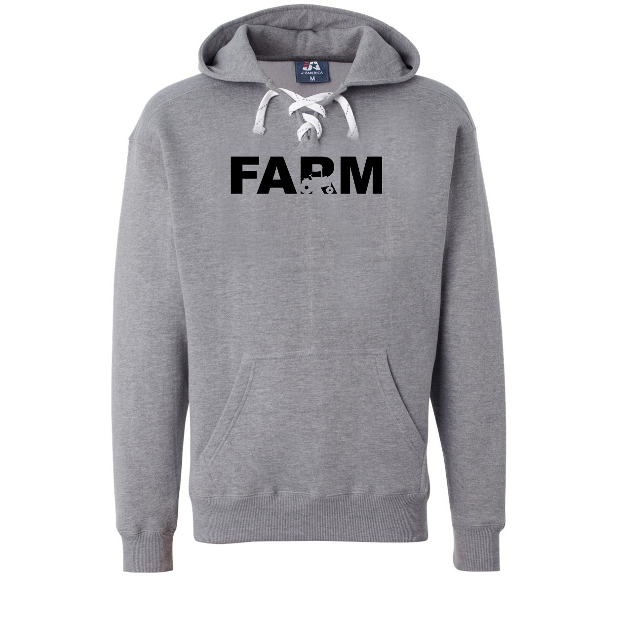 Farm Tractor Logo Classic Unisex Premium Hockey Sweatshirt Oxford (Black Logo)