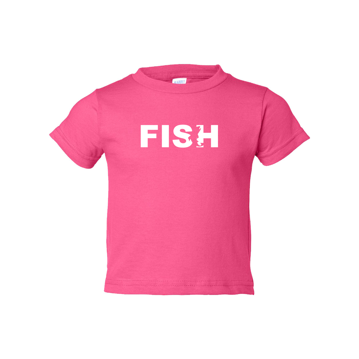 Fish Catch Logo Classic Toddler T-Shirt Pink