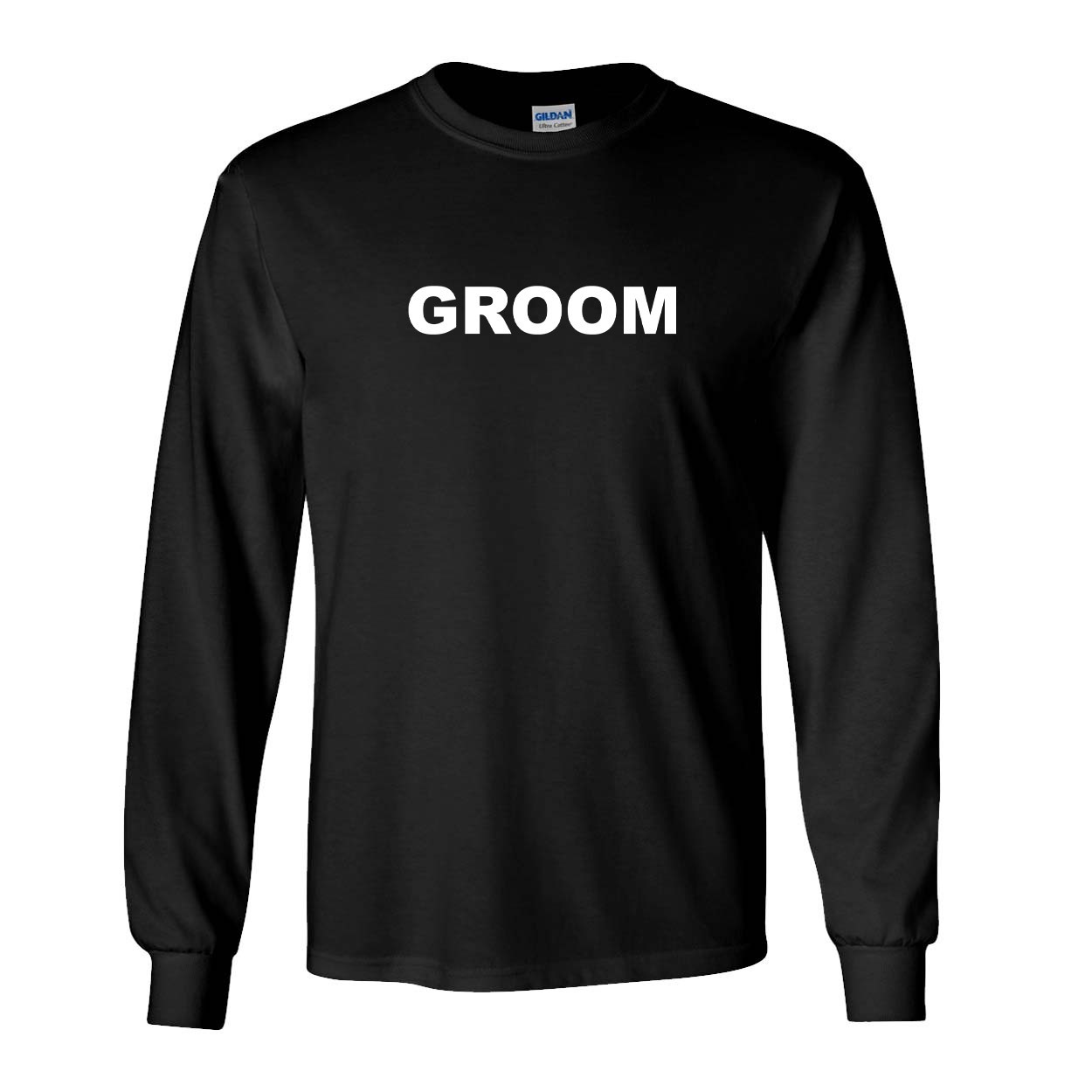 Groom Brand Logo Classic Long Sleeve T-Shirt Black