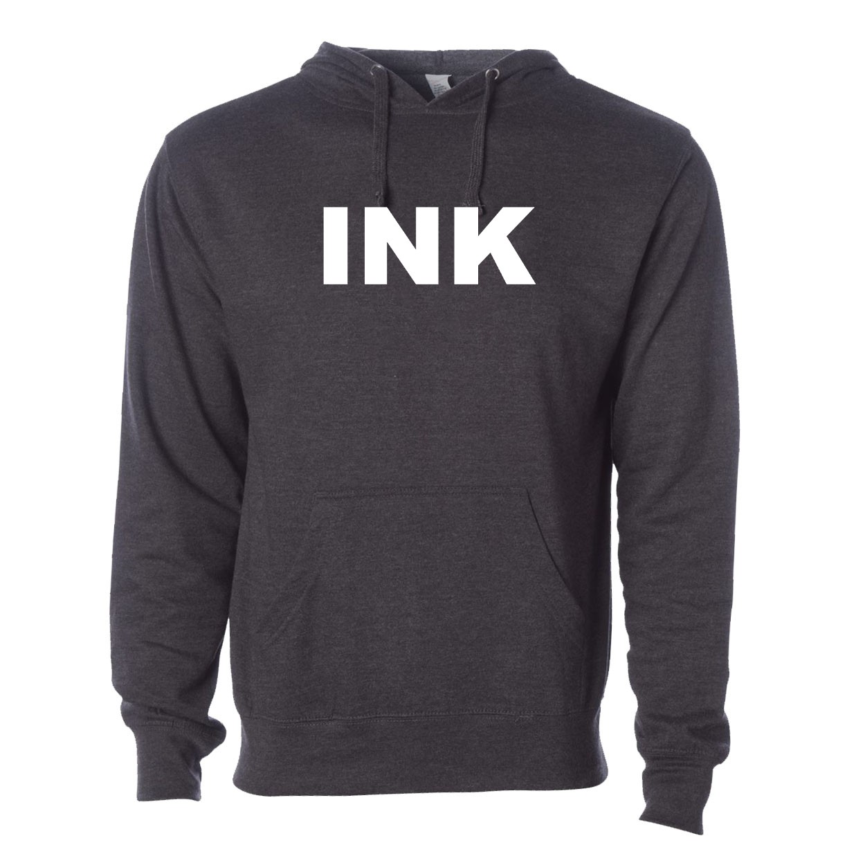 Ink Brand Logo Classic Sweatshirt Dark Heather Gray (Black Logo)