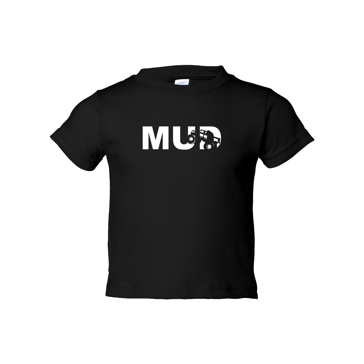Mud Truck Logo Classic Toddler T-Shirt Black