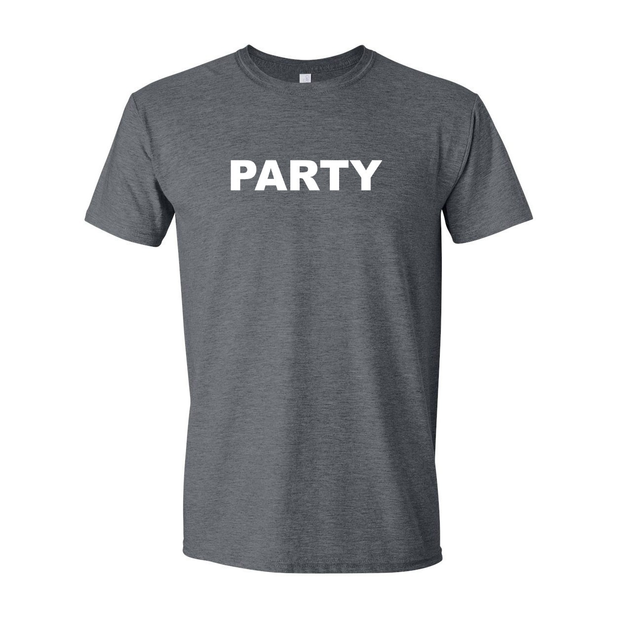 Party Brand Logo Classic T-Shirt Dark Heather Gray