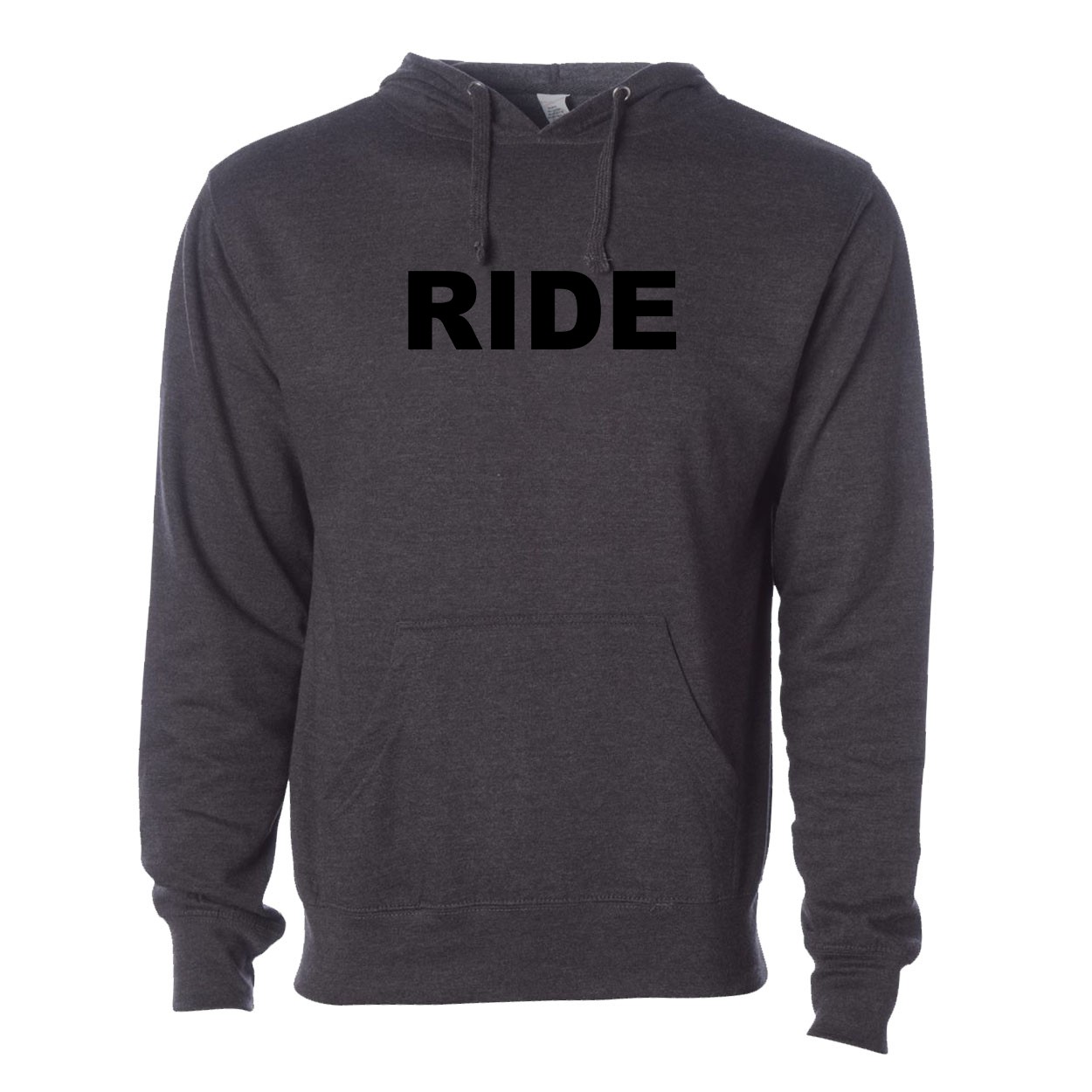 Ride Brand Logo Classic Sweatshirt Dark Heather Gray (Black Logo)