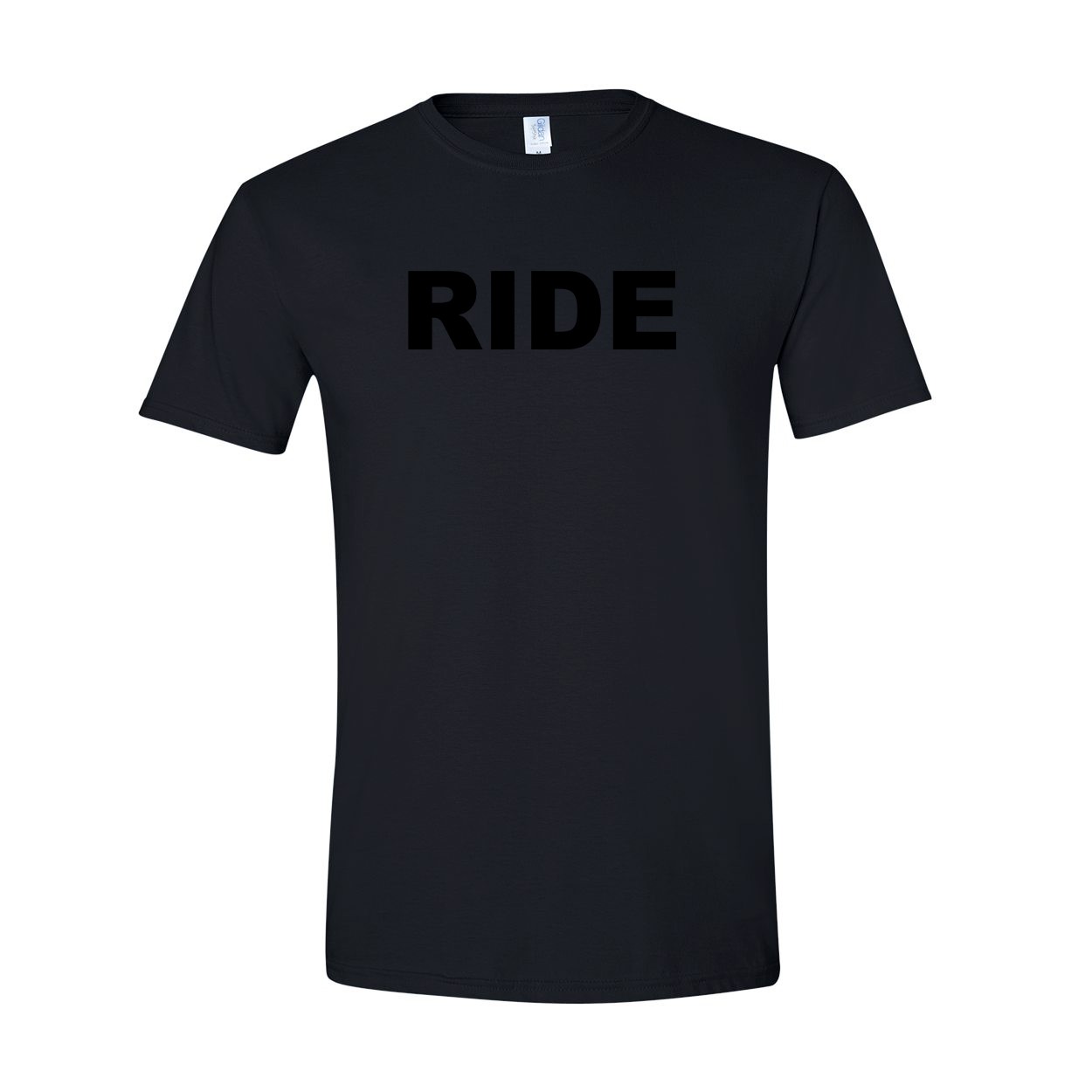Ride Brand Logo Classic T-Shirt Black (Black Logo)