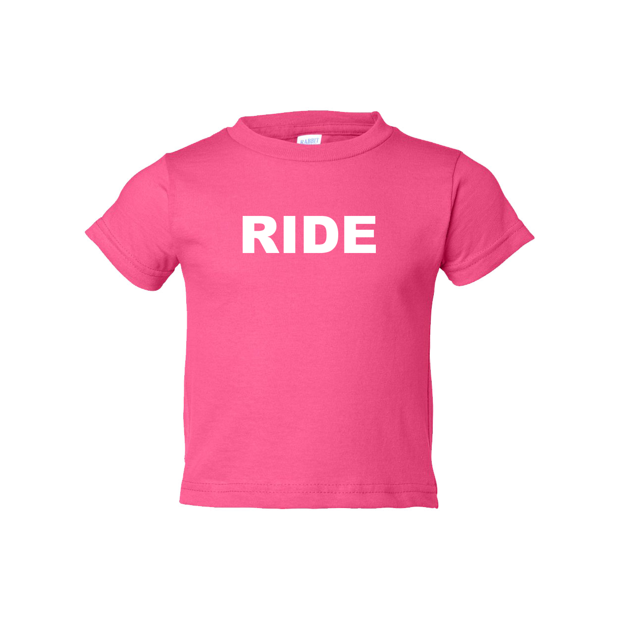Ride Brand Logo Classic Toddler T-Shirt Pink