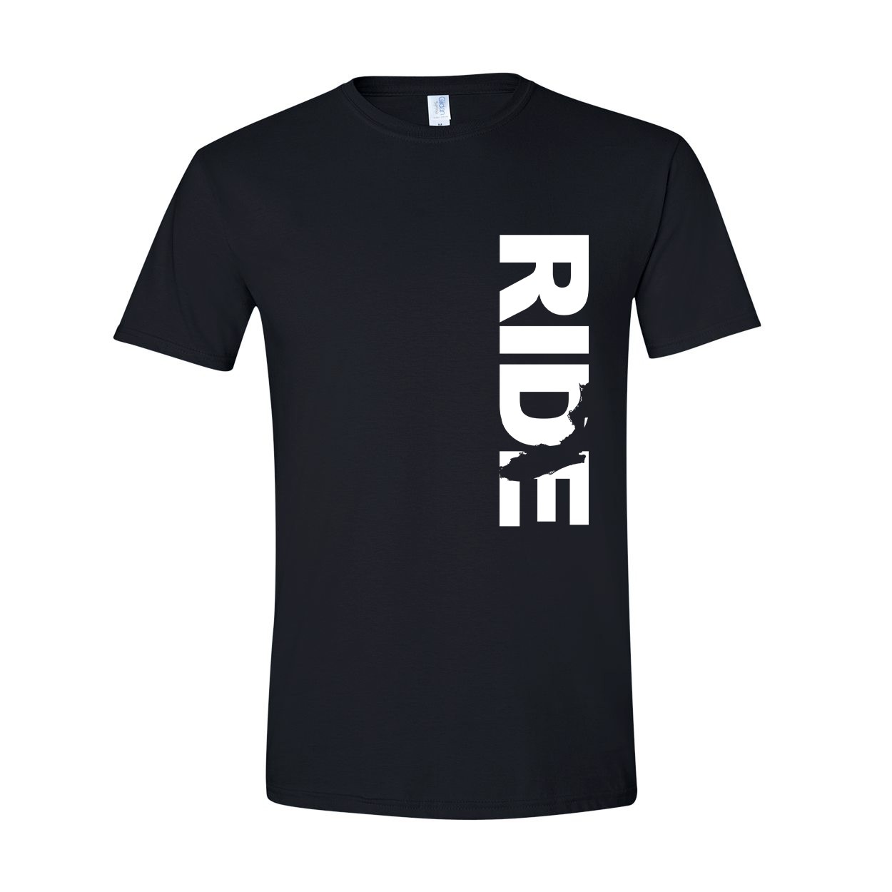 Ride Florida Classic Vertical T-Shirt Black (White Logo)